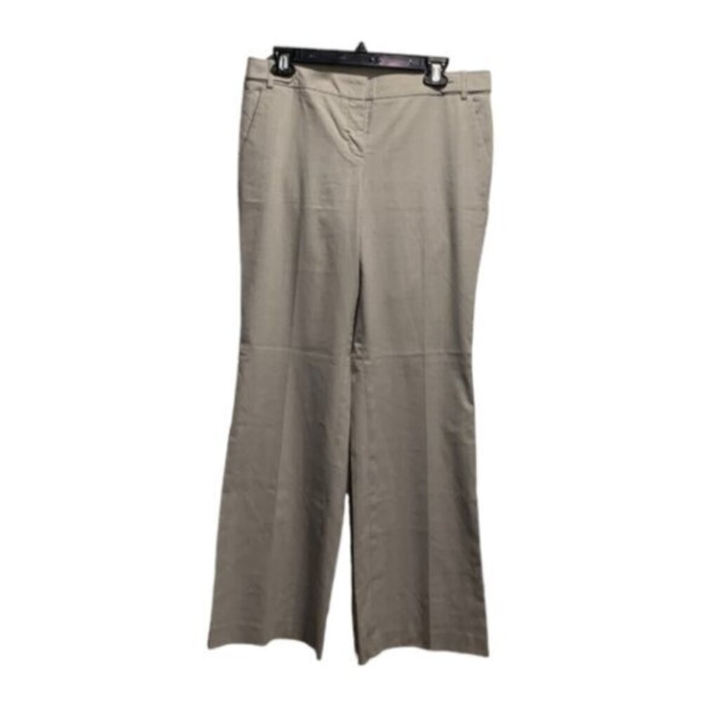 Express Women's Tan Wide-Leg Trousers